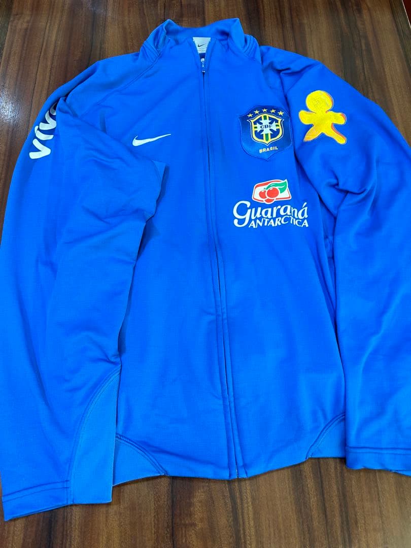 超貴重‼️ブラジル代表•選手実使用品•ブルー✖️濃紺・ジャージ上下