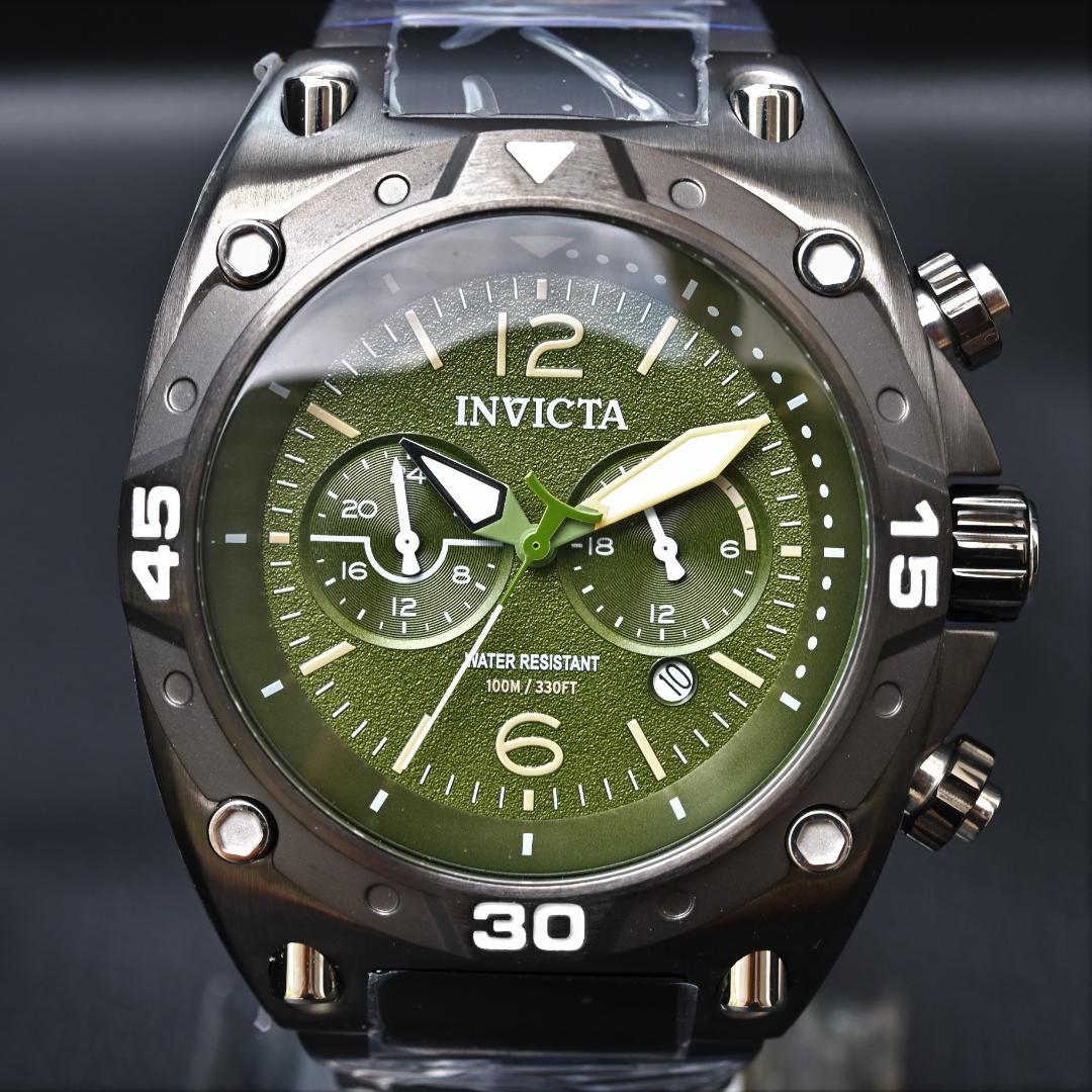 インビクタ『Aviator 40268』★デュアルタイム機能★ガンメタカラー