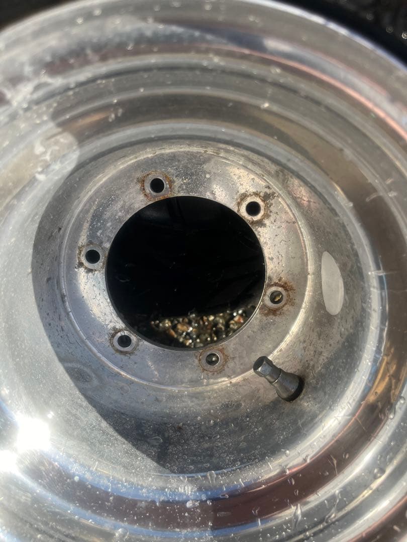 今だけ！7cmスペンサー付き。キャノピー2スト用タイヤとホイールセット