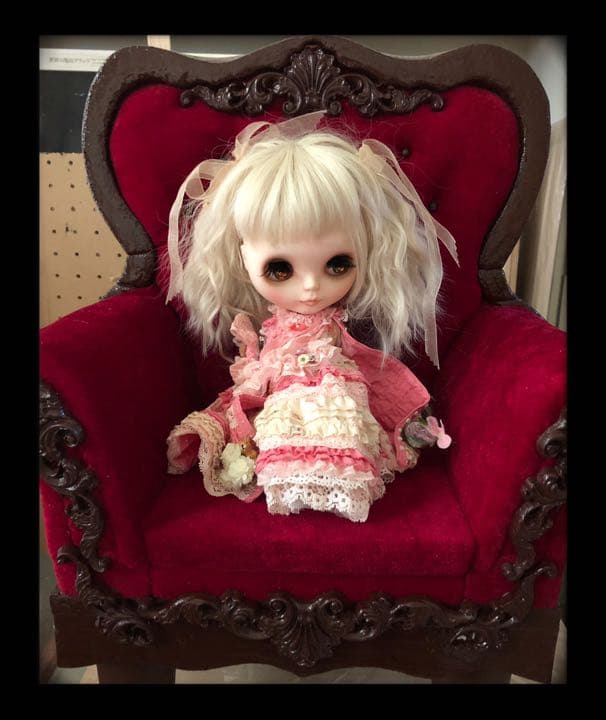 くうにぃ様♡ オーダー追加別品分　球体関節人形（６０㎝ドール用椅子） 姫椅子