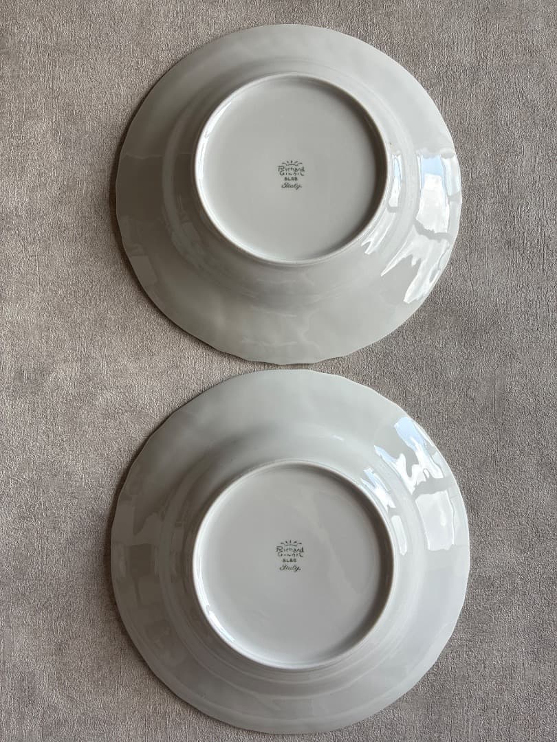 Richard Ginori ラマージュノア ベッキオホワイト ディープ 2枚
