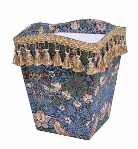 ダストボックス ジェニファーテイラー モリス イチゴ泥棒 ゴミ箱 33097DB