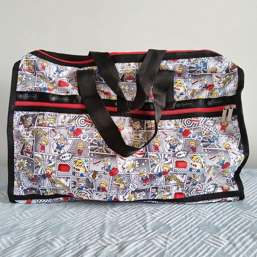 ラスト1点 レスポートサック 出前一丁 コミック トート ボストンバッグ ポーチ