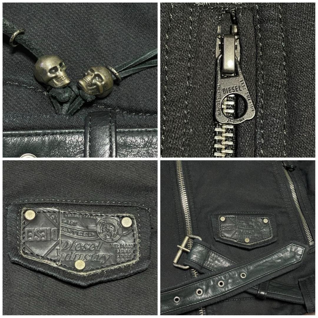 DIESEL COTTON RIDER'S JACKET Sサイズ 黒 y2k