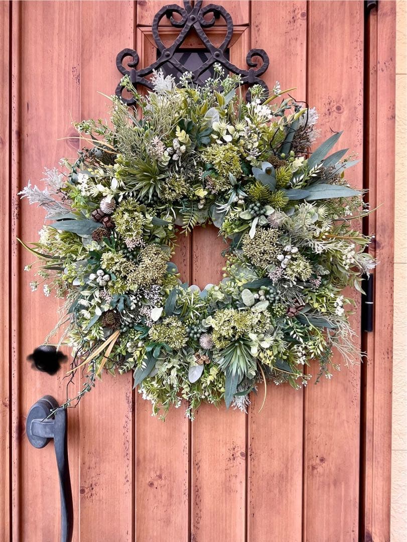 SWD様 オーダー フェイクグリーン リース O-18