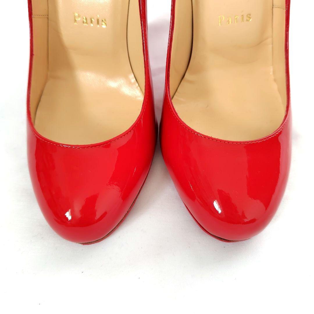 ✨️職人のリペア済✨️良品❤クリスチャンルブタン シンプルパンプ パンプス 赤