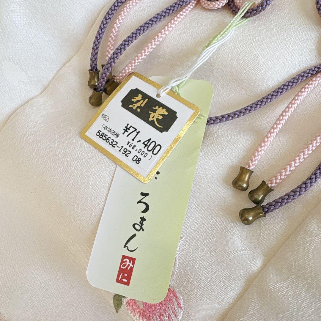 【フルセット】【新品未使用】七五三　3歳女の子　白×黒　バラ桜