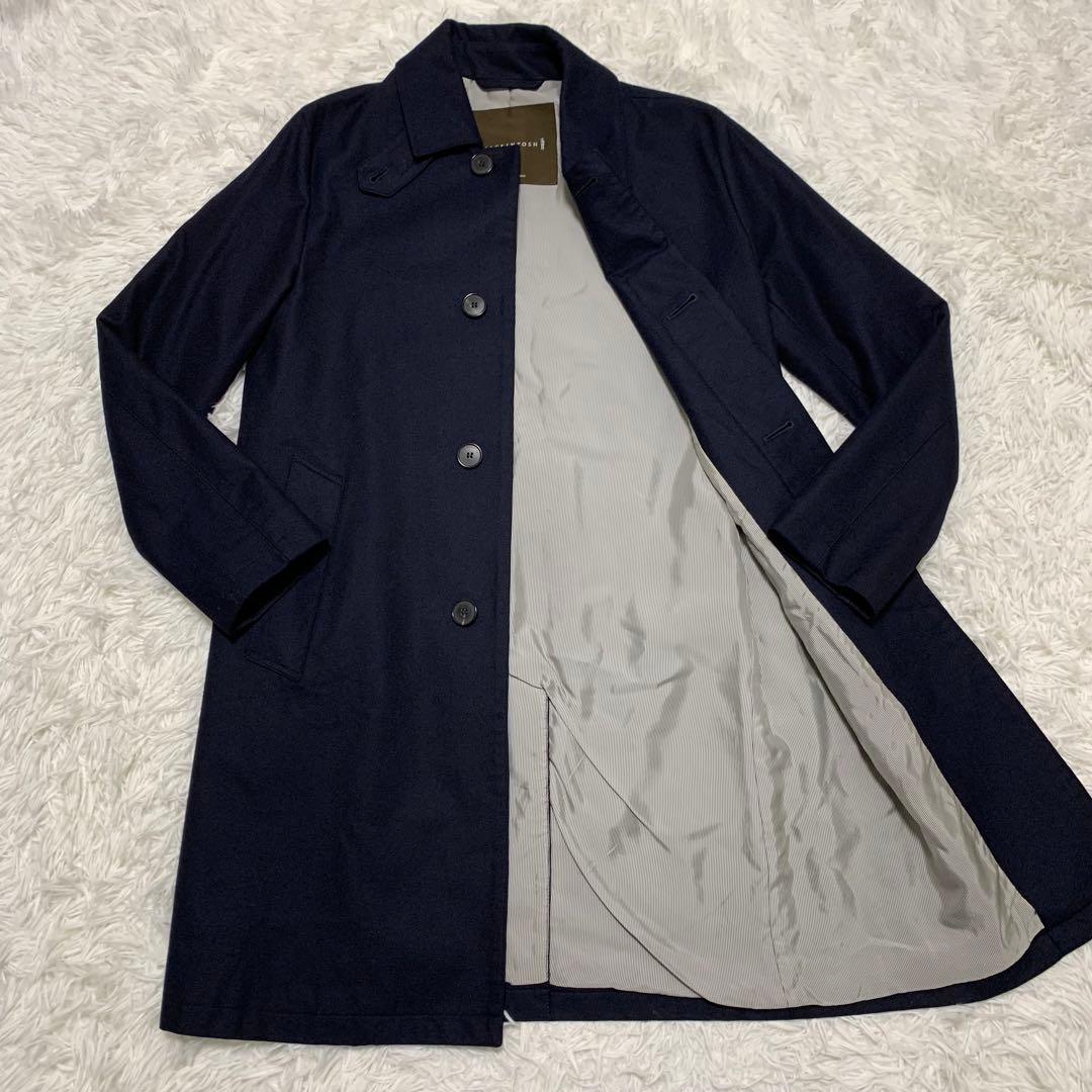 MACKINTOSH マッキントッシュ ステンカラーコート ネイビー 36