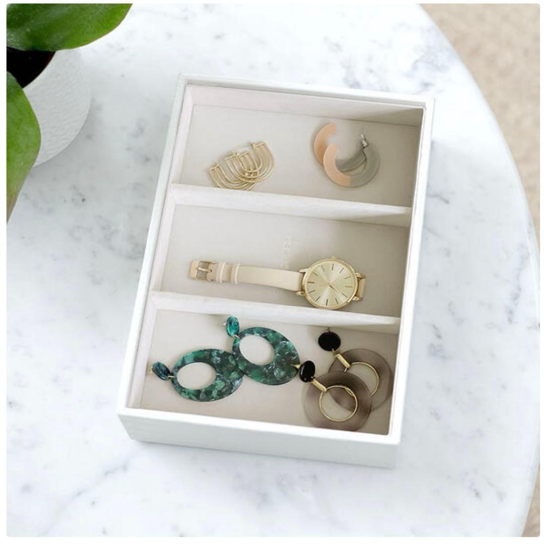 STACKERS クラシックジュエリーボックス 4セット　ホワイト