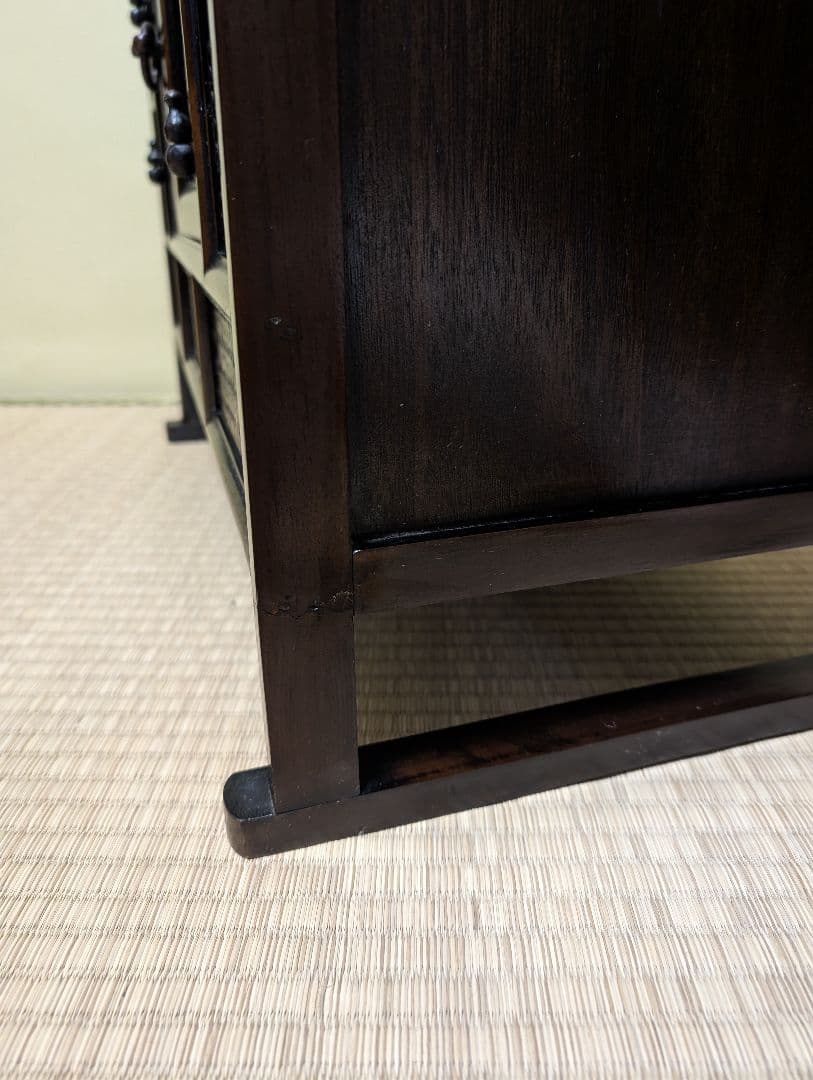 送料込み　アンティークキャビネット　家具 時代　箪笥 収納家具 箪笥 タンス