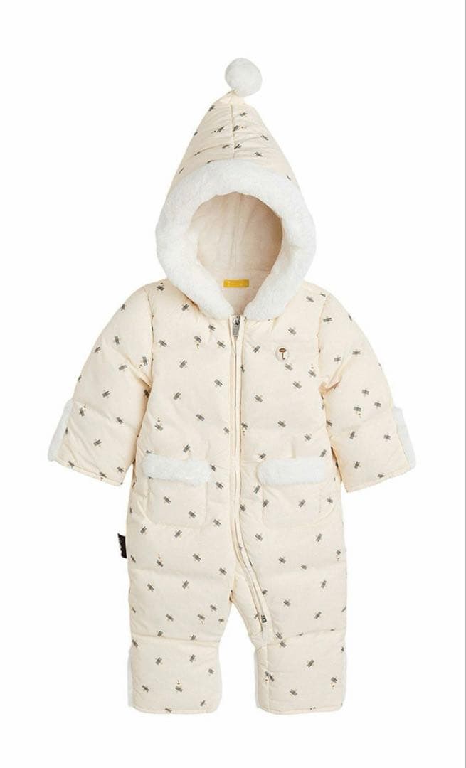 moimoln クロッシーダウンカバーオール