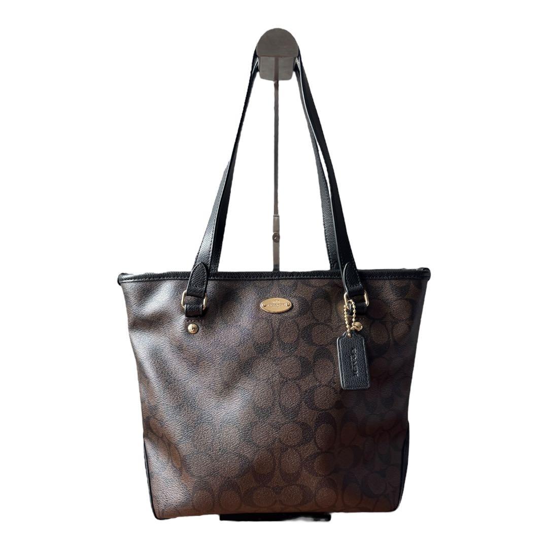 も*ん様 【美品】coach コーチ ブラウン トートバッグ