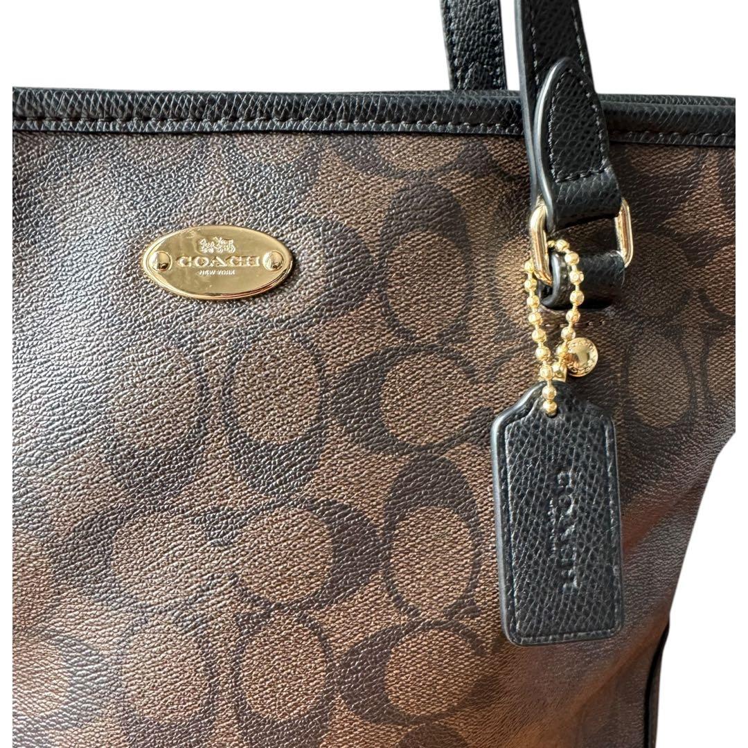 も*ん様 【美品】coach コーチ ブラウン トートバッグ