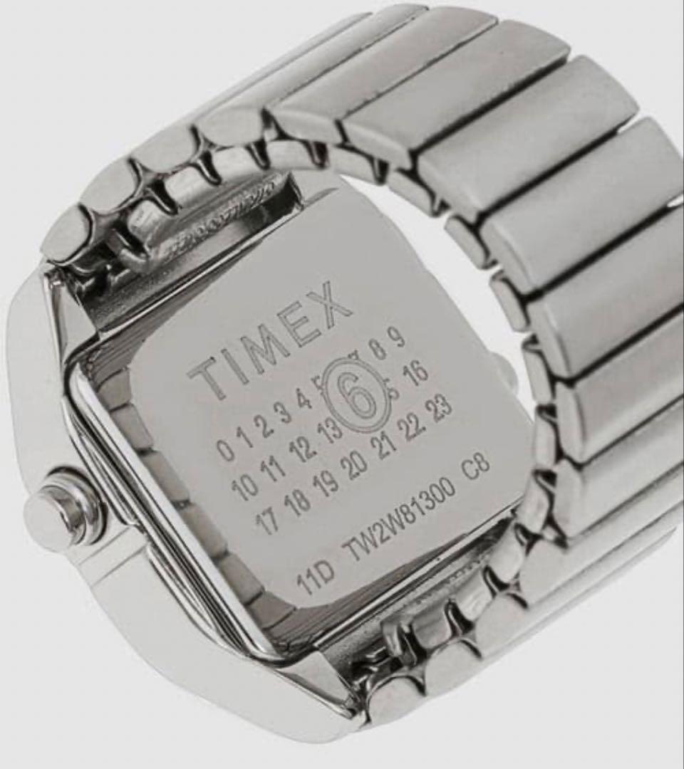 購入用MM6×TIMEX ring watch silver S/M