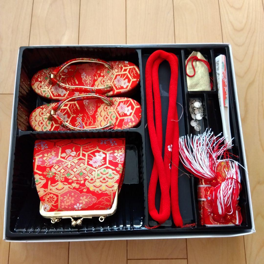 子供用花柄着物 フルセット 七五三 ７歳 花ひめ