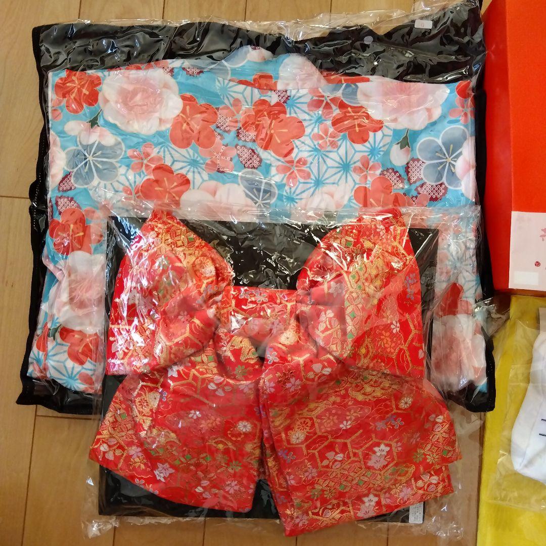 子供用花柄着物 フルセット 七五三 ７歳 花ひめ