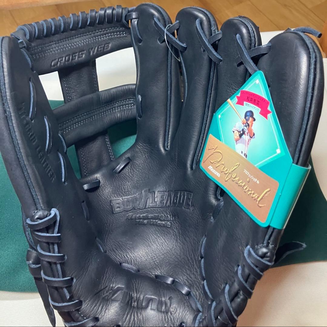 未使用品　ミズノ　ビューリーグ　軟式用グローブ　松井モデル　日本製