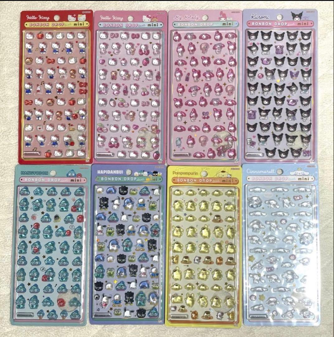 ボンボンドロップシール　サンリオミニ　フルセット