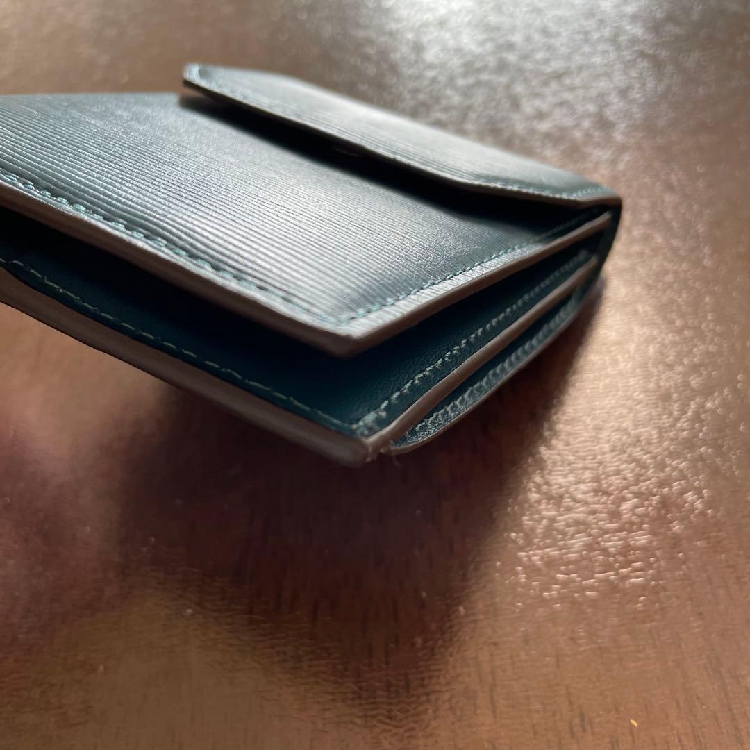 タケオキクチ　財布　NEW レザーリップルシリーズ　コンパクトウォレット
