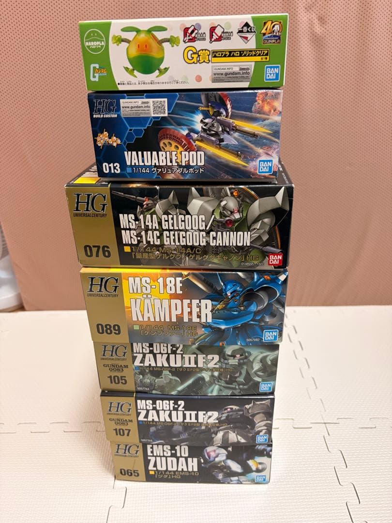 HG ガンプラ5点+おまけ まとめ売り