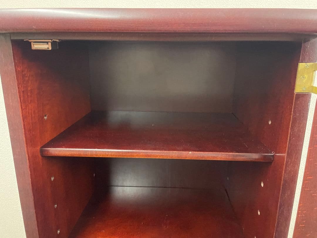 オールドカリモク カップボード スリムキャビネット ジャパンビンテージ