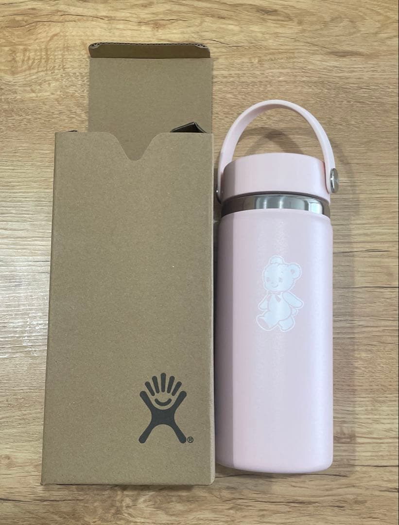 【新品未使用】　familiar ハイドロフラスク　ピンク