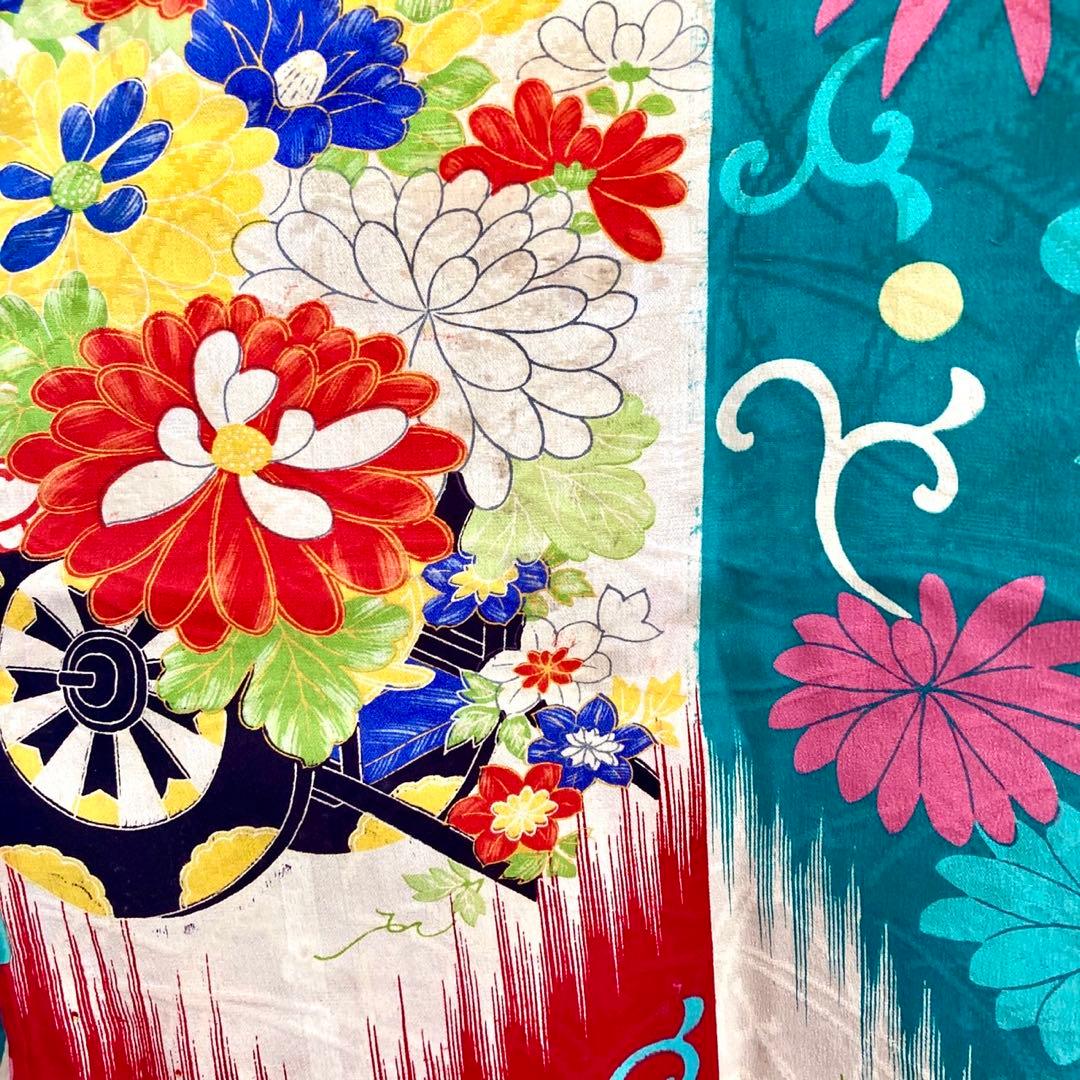 アンティーク女の子 子供着物 七五三 アンティーク着物 NO8