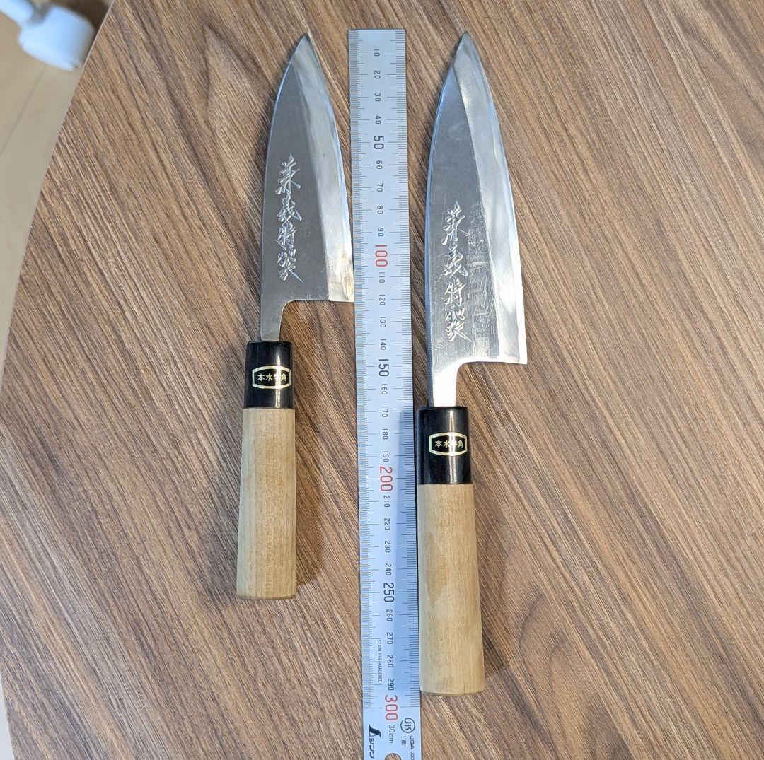 兼義特製 鍛造出刃包丁 2本セット