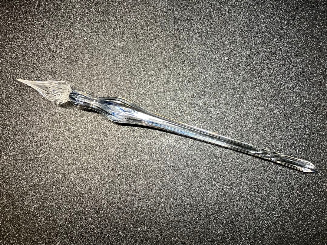 哲磋工房　ガラスペン　青色