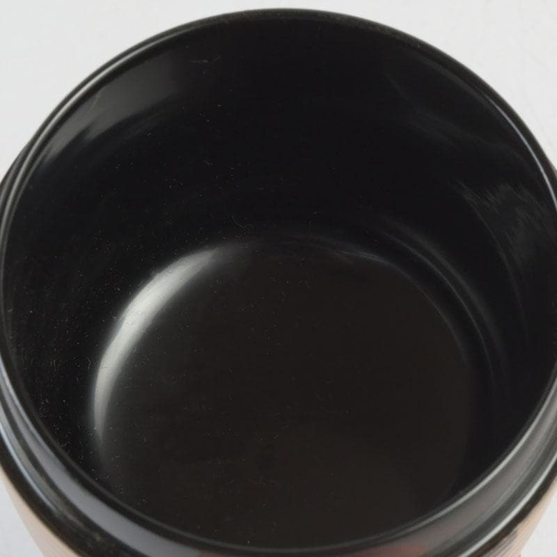 茶道具　佐々木麗峰作　二ツ巴蒔絵　提灯茶器　棗　共箱　V　9557