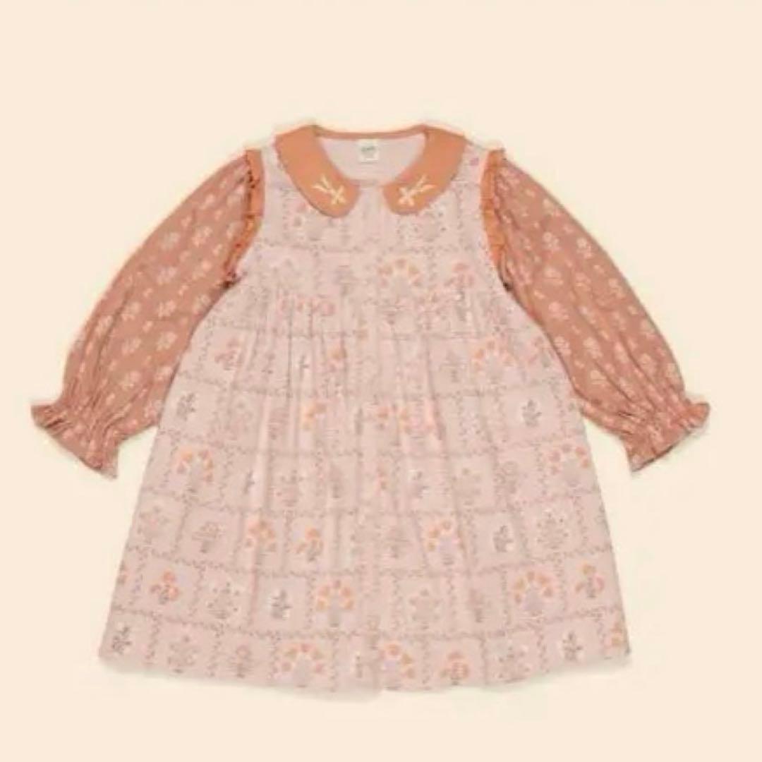 新品 apolina ワンピース Mara Shirtdress 7-9y