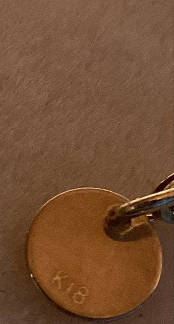 K18 メンズにも。デザインブレスレット 3mm幅 約3ｇ