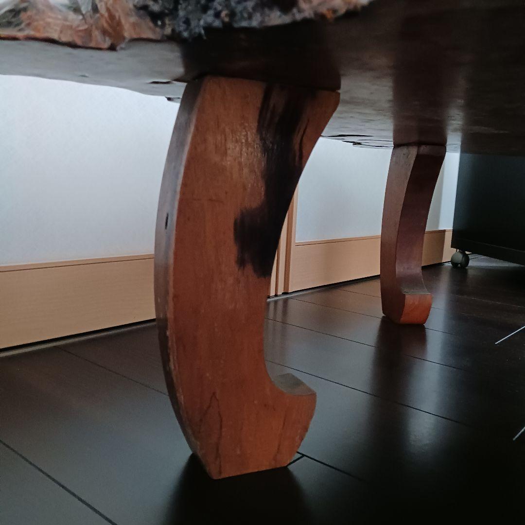 座卓　大きめ　(112×73)　天然木　花梨　一枚板