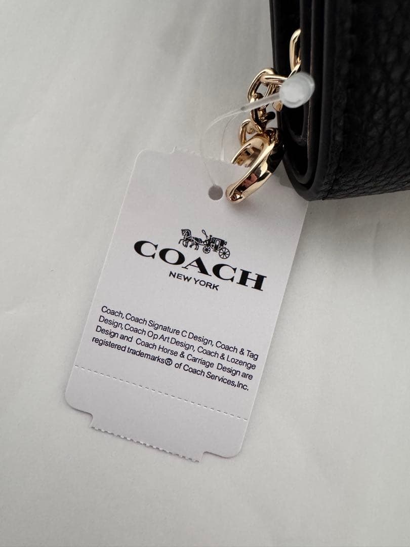 【新品未使用】COACH コーチ折り財布 メンズ レディース 二つ折り財布