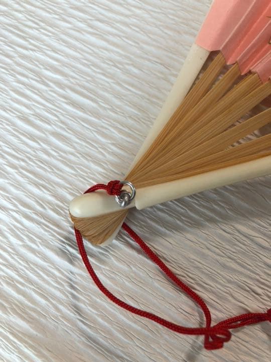 【5才着物/美品】七五三着物フルセット　赤　※着画写真右側