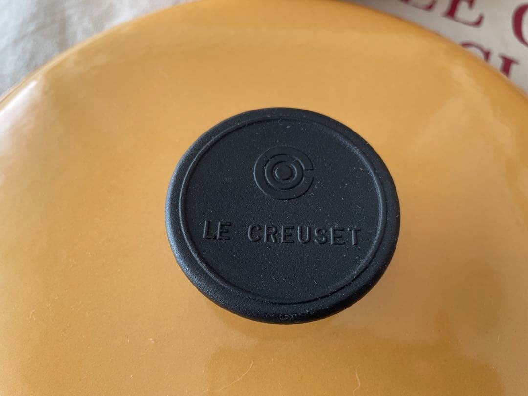 ＊＊ビュッフェ・キャセロール２６cm　ル・クルーゼ＊＊中古 サフランイエロー