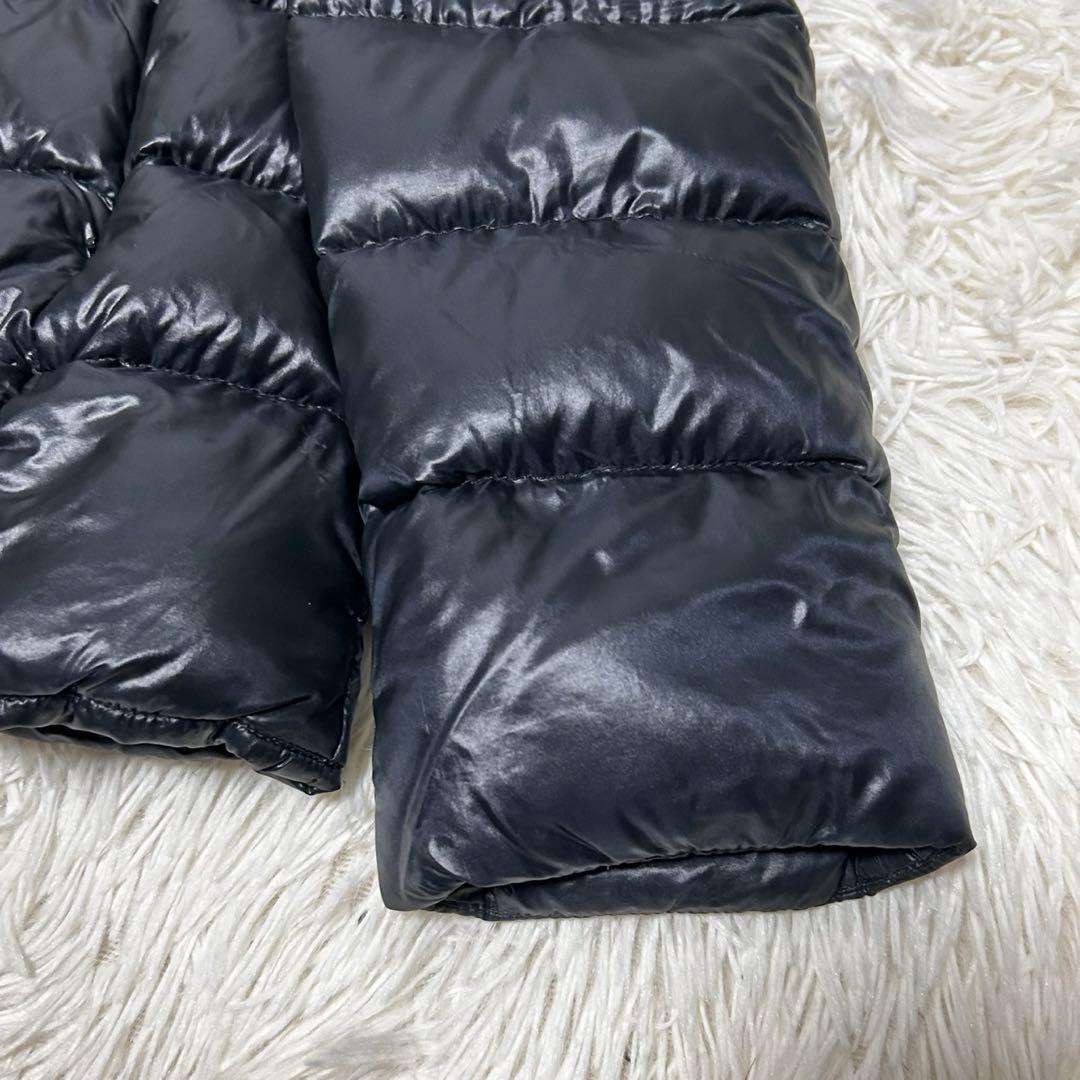 美品　HERNO ヘルノ　ダウンジャケット　ベルト　ファー付き　42 ネイビー