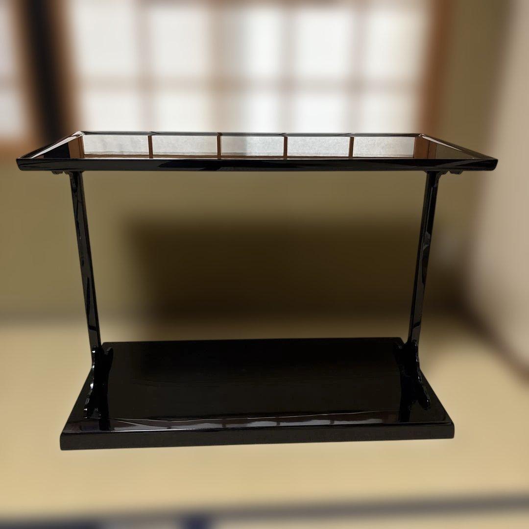 【中古品】組立式　黒及台子（紙箱）USED〈税込・送料込〉