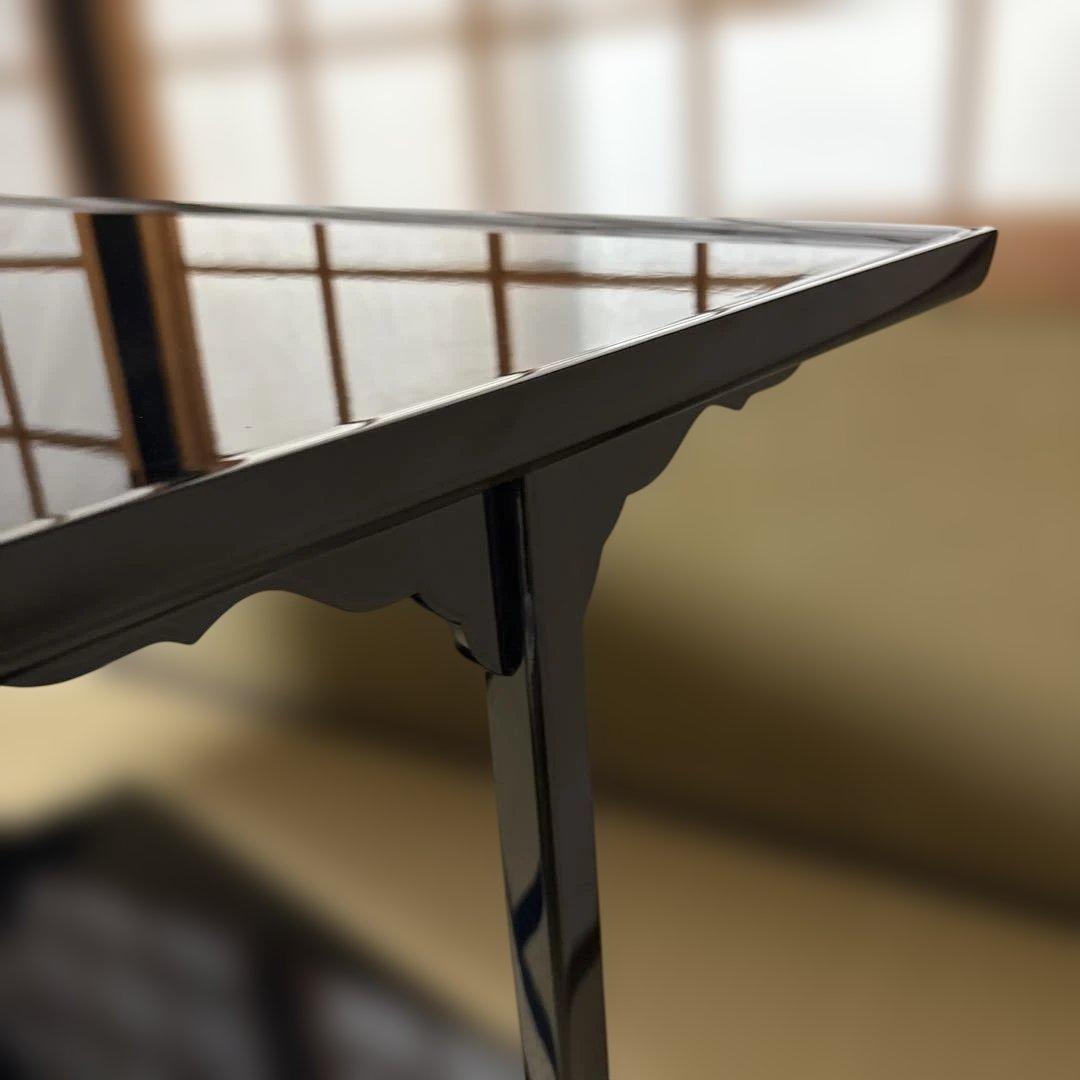 【中古品】組立式　黒及台子（紙箱）USED〈税込・送料込〉