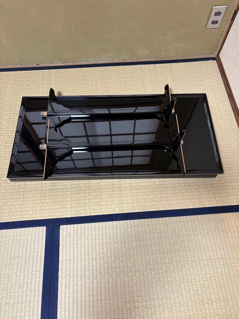 【中古品】組立式　黒及台子（紙箱）USED〈税込・送料込〉