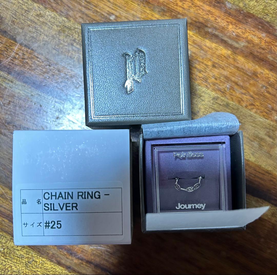 S*様 pointlessjourney CHAIN RING SILVER 2