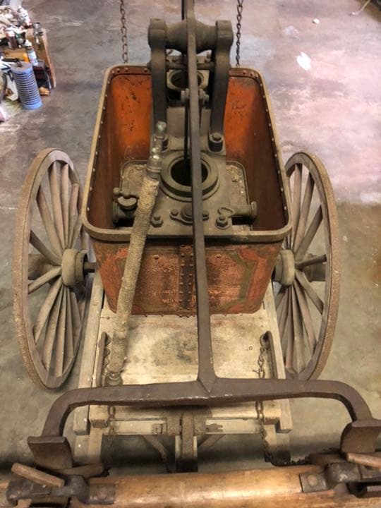 レトロ　消防ポンプ