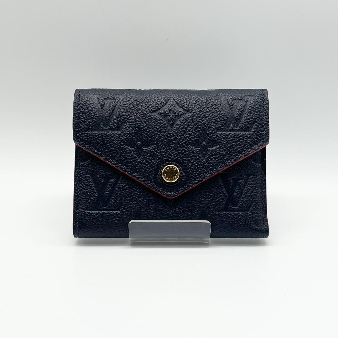 【美品】　ポルトフォイユヴィクトリーヌ　アンプラント　マリーヌルージュ　箱保存袋