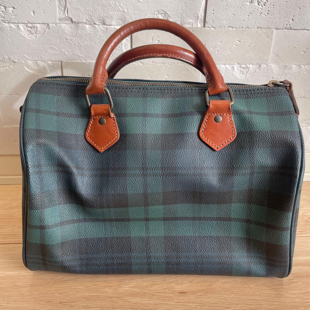 〈POLO RALPHLAUREN〉ミニボストンバッグ チェック