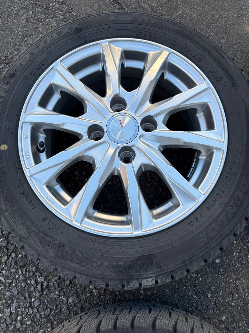 ダンロップ スタッドレス 14インチ ホイールセット タンク ルーミー