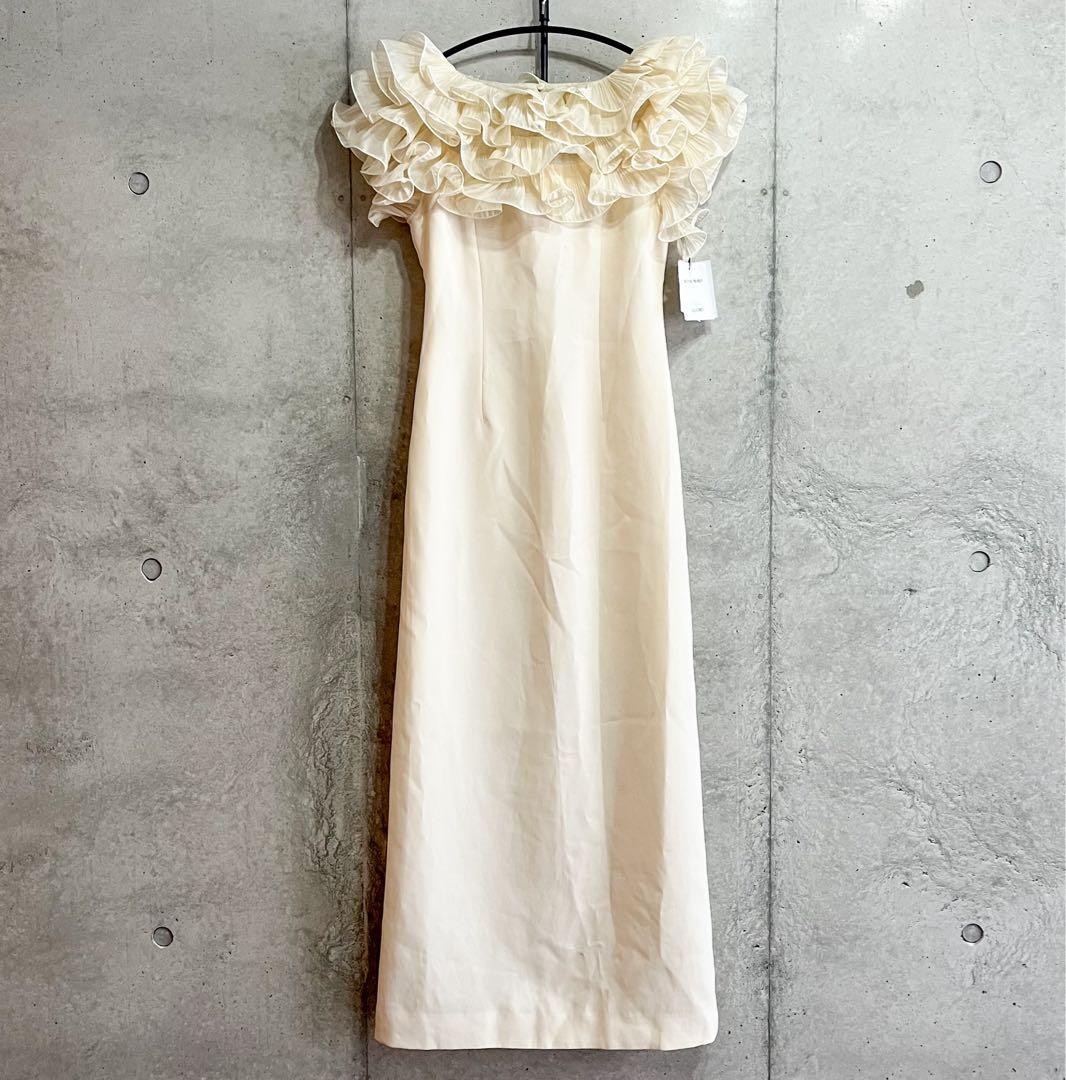 ハナエモリ セルフォード コラボ ラッフルフリルドレス　36 タグ付き