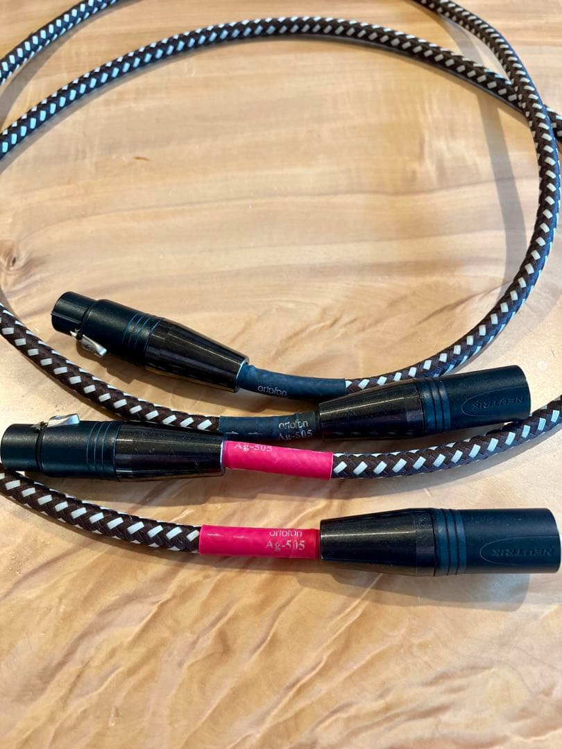 オルトフォン　AG-505 XLRケーブル　1mペア　ORTOFON