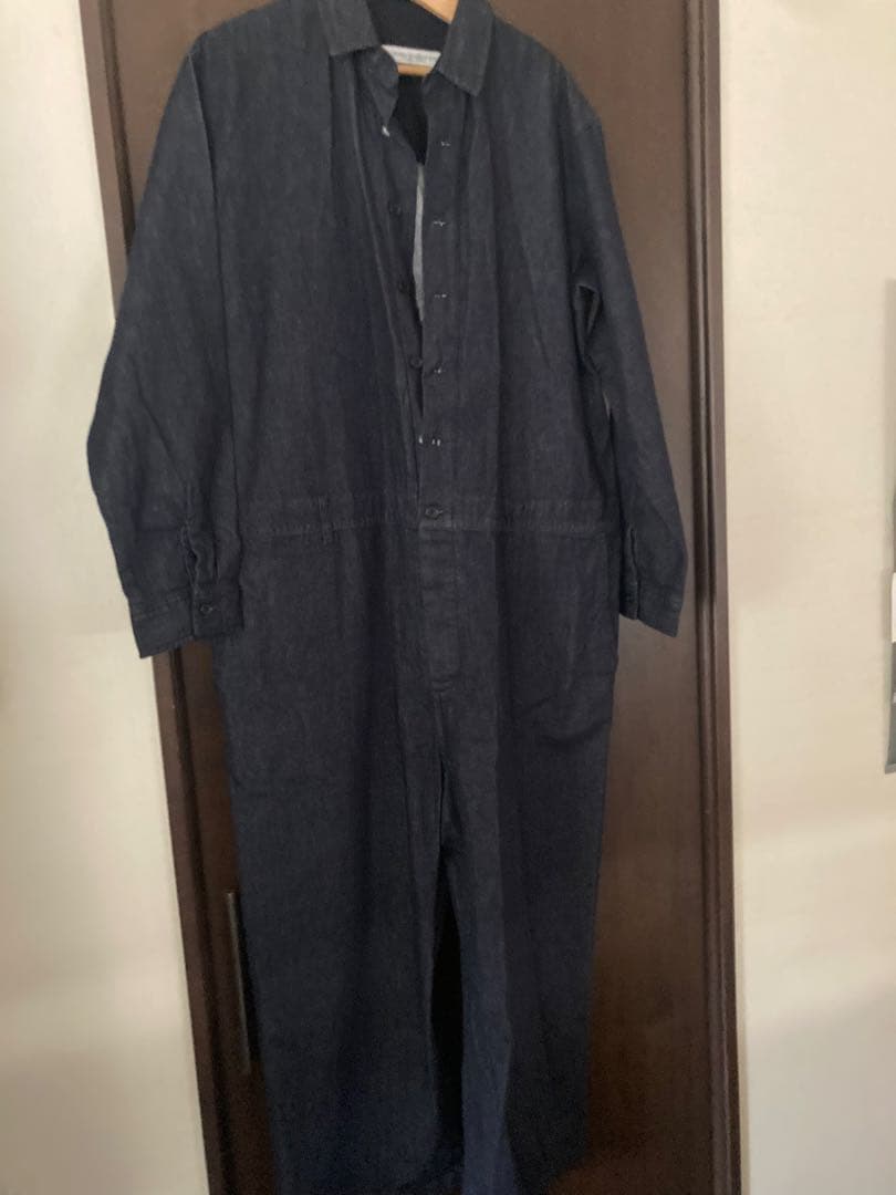 ジャーナルスタンダードラックス　8OZデニム テーパーオールインワン