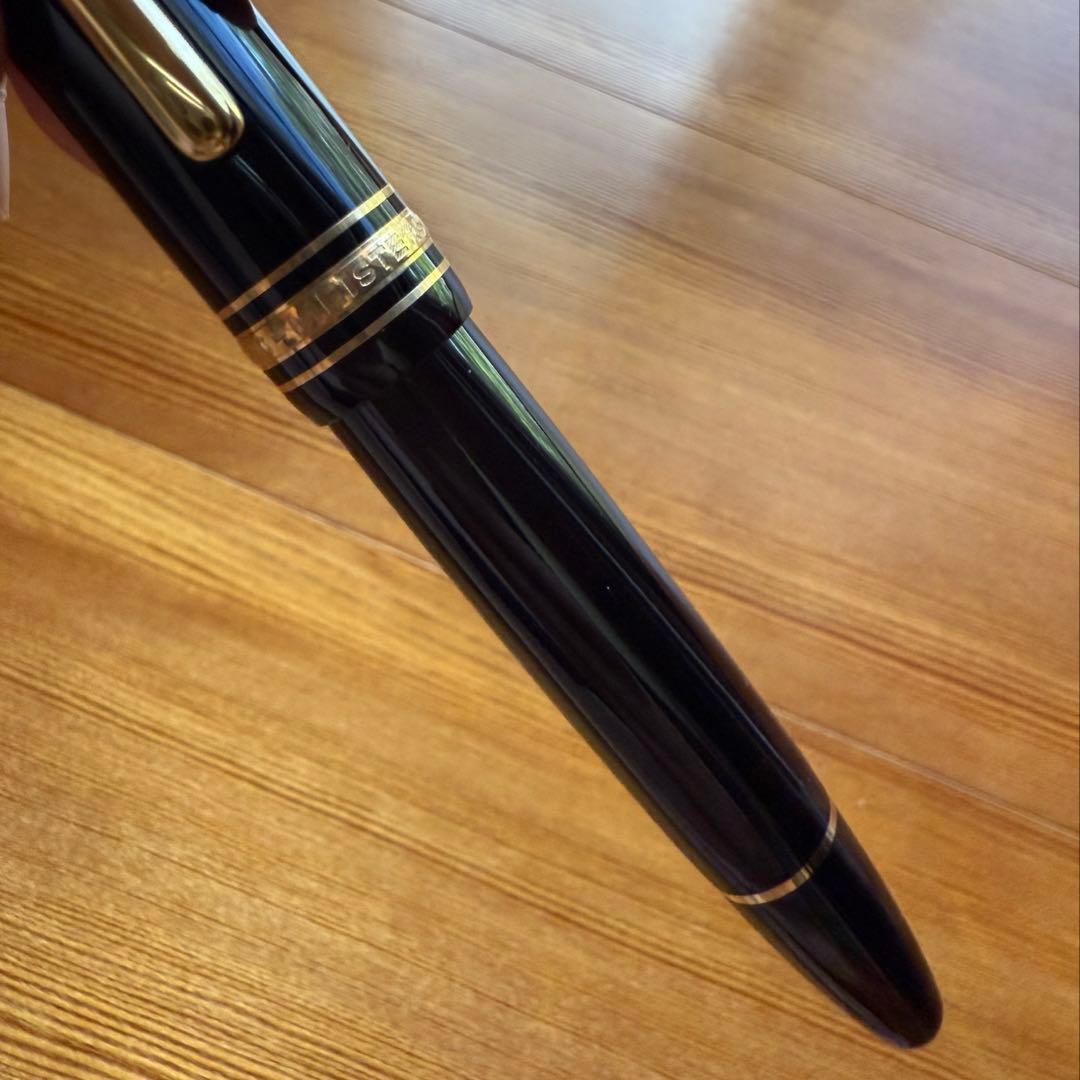 モンブラン 万年筆 146 状態良好 エボナイト芯 全金 B 太字 ブラック