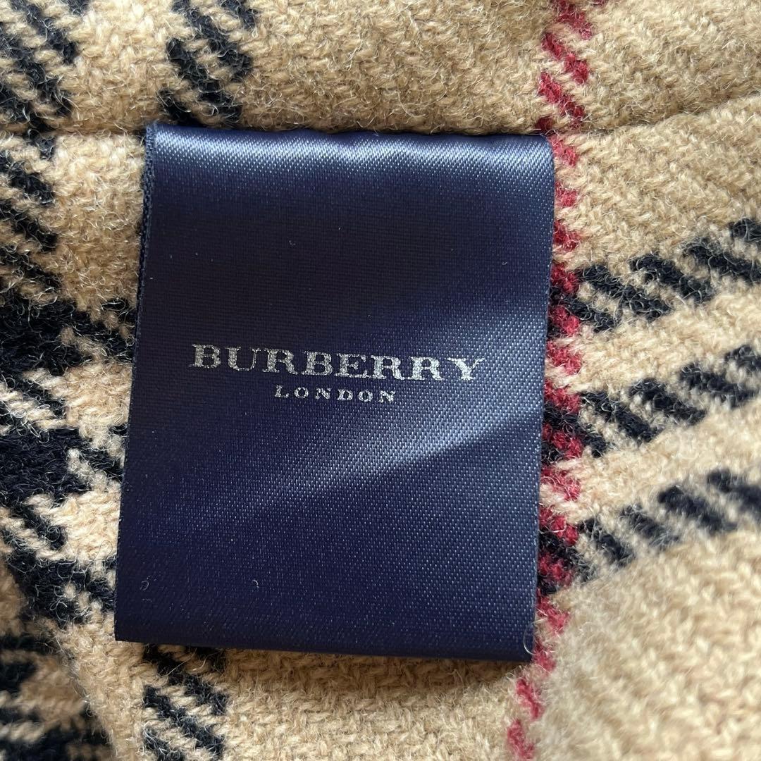 美品　英国製　バーバリー　ステンカラーコート　　ライナー付き　ノバチェック　比翼